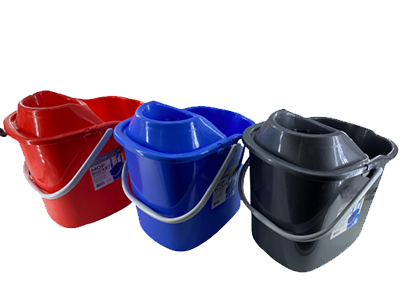 17L MOP BUCKET PLASTIC HANDLE W/WHEEL