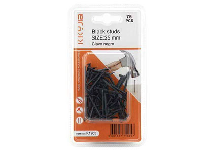 Square black iron nails 25mm/75PCS
