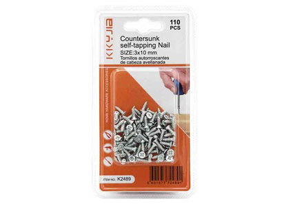 Countersunk self-tapping nails 3x10mm/110PCS