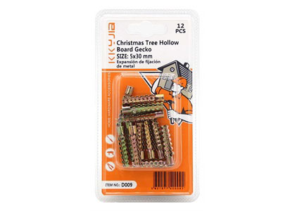 Christmas Tree hollow panel wall Tiger 5x30mm/12PCS