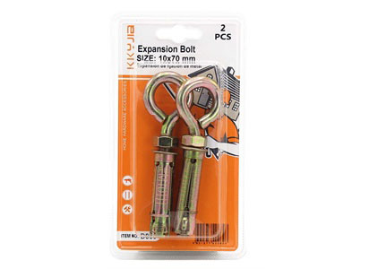Plated four-piece goat eye expansion bolt 10x70mm/2PCS